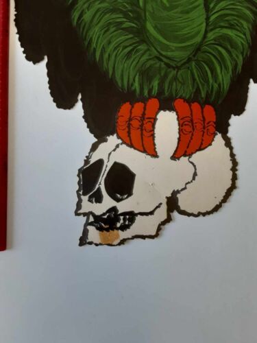 Vecchio Avvoltoio Diecut Diecut Halloween Vintage Decorazione Teschio Buzzard - Foto 5 di 5