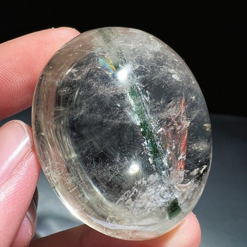 276,7ct natürlicher schöner grüner Turmalin poliertes Exemplar - Bild 16 von 21