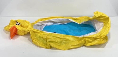 Munchkin Inflatable Duck Bath Tub Model #MK0070 Kids Baby Suctions To Tub 