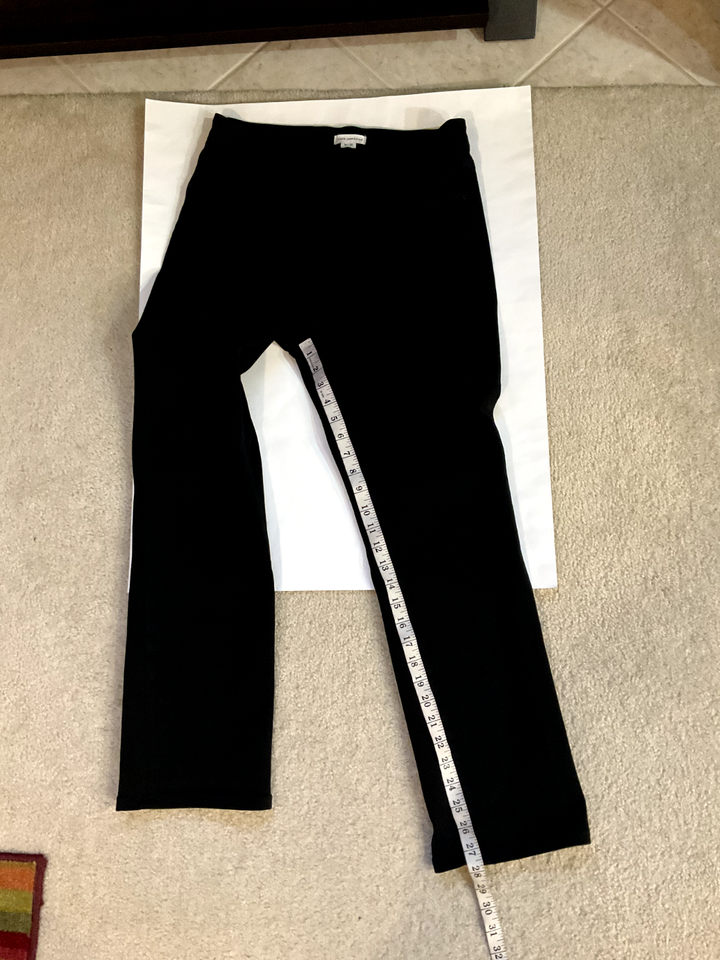 Good American Jeans Womens Black Good Legs Straight Leg Denim Size 12/