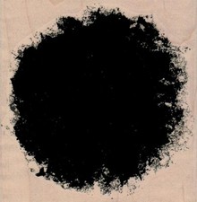 Round Background 3 3/4 x 3 3/4" Rubber Stamp, Mixed Media, Mixed Themes Stamp