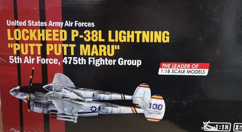 JSIJS International 1:18 Scale Lockheed P-38L Lightning "Putt Putt Maru" - Picture 5 of 10