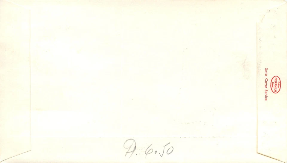 BB002 Switzerland 1963 The 100th Anniversary of the Red Cross registered Geneva - Image 2 of 2