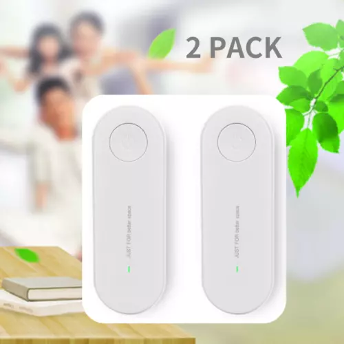 2PCS Pure Air-Negative Ion Air Purifier Mini Plug-in Portable for Home Smoke US - Picture 19 of 24