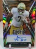 2023 Leaf Exotic Football #BA-AE1 AUDRIC ESTIME 2/5 PRIZMATIC TIGER  RC
