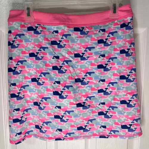 Vineyard Vines Performance girls pink & blue whales skirt size 16 (XL) EUC - Picture 1 of 17