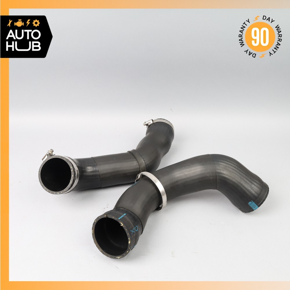 Bentley Continental Flying Spur Left & Right Intercooler Upper Hose Pipe Set OEM