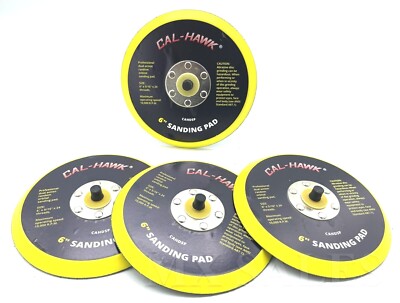 4 PC 6'' DA PSA Sanding Backup backing pad for stick it Sanders