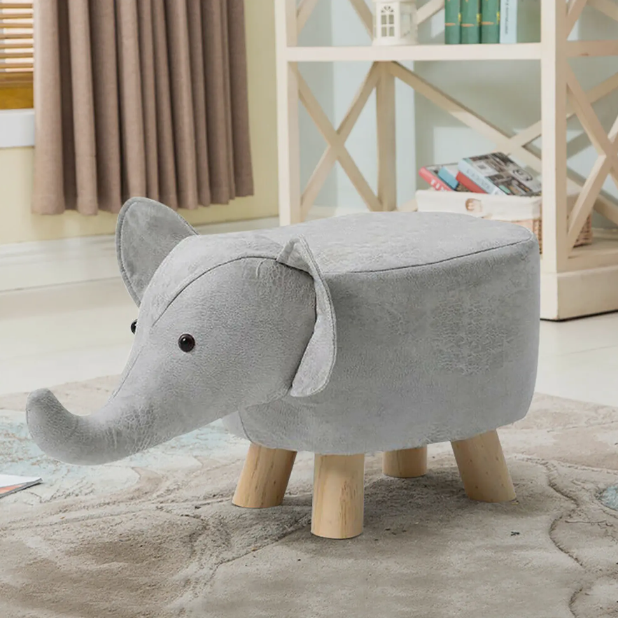 Animal Shape Ottomans Footstools Padded Cushion Rest Seat Footstool