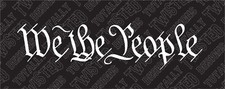 We the people vinyl decal sticker Car Truck patriotic America 2nd Amendment