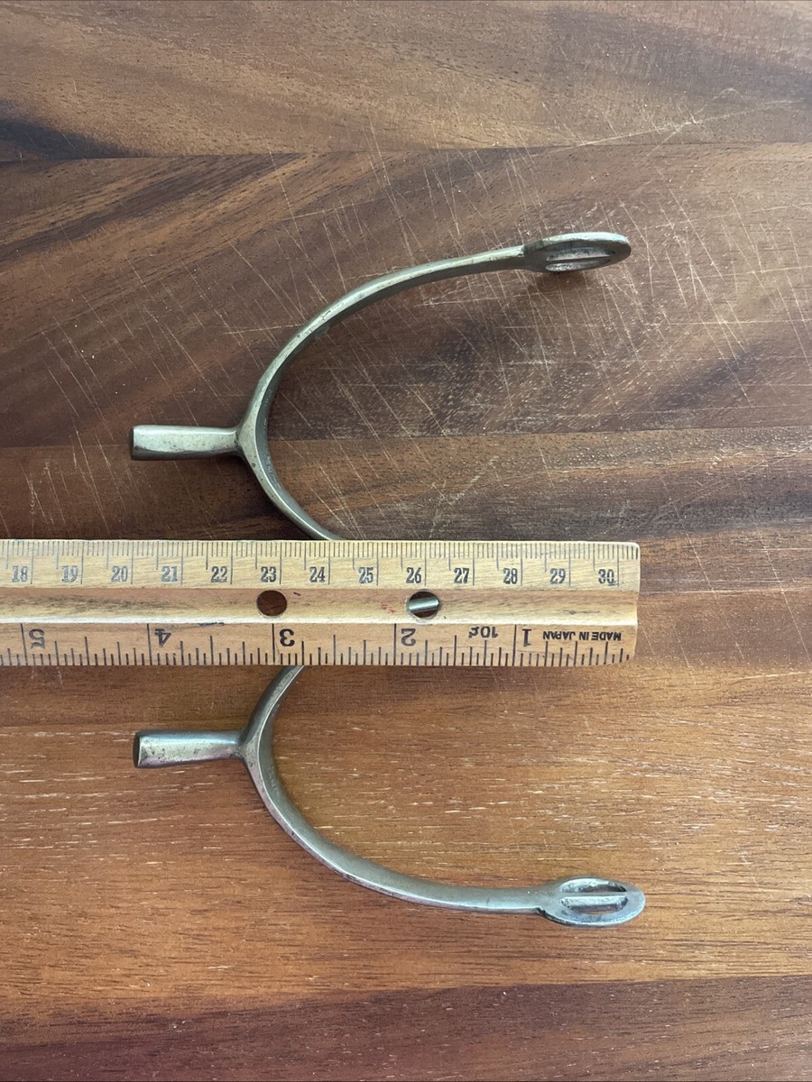 BARN & STABLE Never Rust English Riding Spurs Nickel-Plated Zinc Alloy - View #2