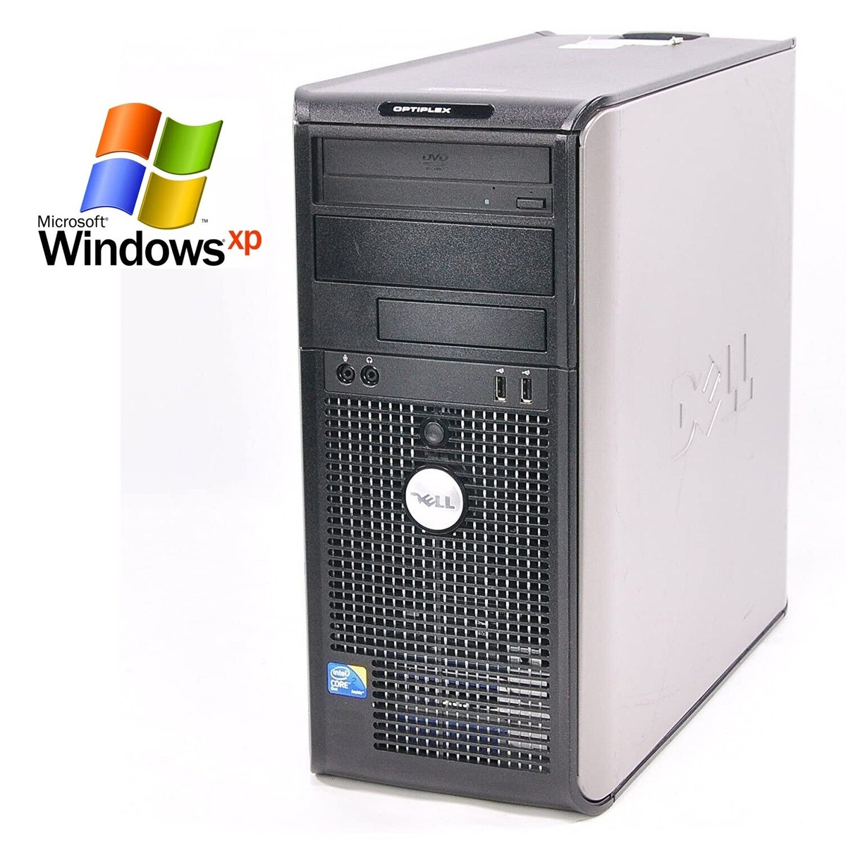 Windows XP Pro Dell Optiplex MT Core2 Duo SP3 32Bit Desktop Tower