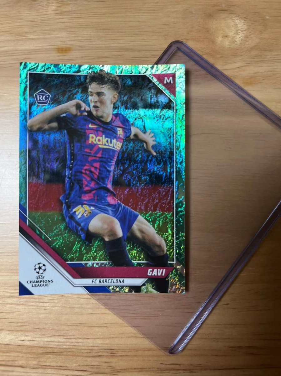 topps gavi rc セット Barcelona  バルサ ガビ Topps UEFA Champions League Gavi Barcelona RC Green(Top