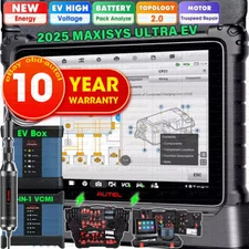 2025 Autel MaxiSys Ultra EV Diagnostic VCMI Programming Battery Analyse Topology
