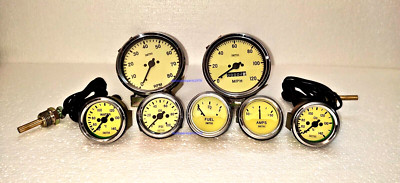 Smiths Anzeige Set Temperatur+Ölfilter+Kraftstoff + Amp + Oiltemp+Tachosensor
