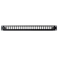 Elite Sound Design -  24 Port Blank Keystone UTP Patch Panel