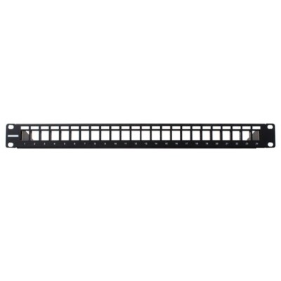 Elite Sound Design -  24 Port Blank Keystone UTP Patch Panel