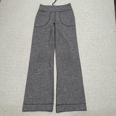 HOT Lululemon Wide Leg Pants Grey Lululemon Womens Gray