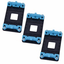 Plastic CPU Fan Bracket Base Blue 3pcs for AMD AM2 AM2 AM3 AM3 FM1 socket