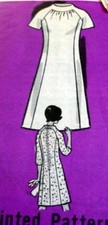 LOVELY VTG 1960s DRESS Sewing Pattern 12/34