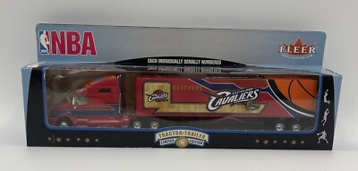 NBA Fleer Collectible Limited Edition Cavaliers Die cast Tractor Trailer  2003