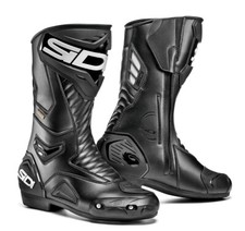 Image of SIDI PERFORMER GORE BLACK WATERPROOF GORETEX MOTORCYCLE MOTORBIKE BIKE BOOTS