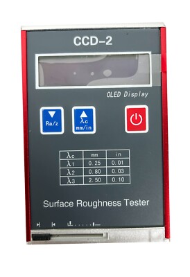 Surface Roughness Tester Meter Gauge with Ra Rz Rq Rt 4 Testing Parameters