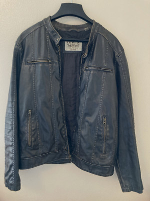 Levi's Bomber Jacket Men's Medium Dark Brown Full Zip  *Zipper Doesn't Work*