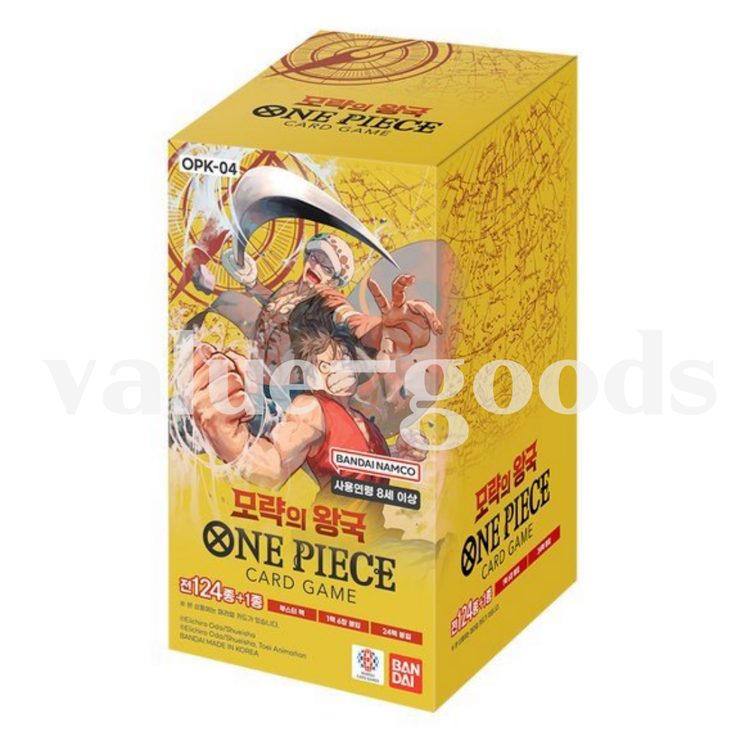 One Piece TCG Card Kingdom of Intrigue OPK-04 Booster Box Korean ver.