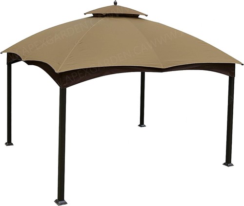 UV-Resistant Replacement Canopy for Lowe’s Allen Roth 10x12 Gazebo - Beige - Picture 7 of 10