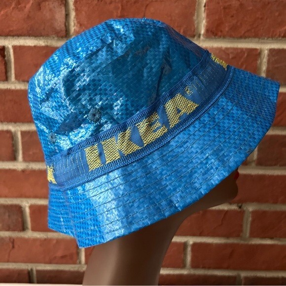 IKEA Iconic Bucket Knorva Hat Lining Vent Holes Rain Sun Unisex