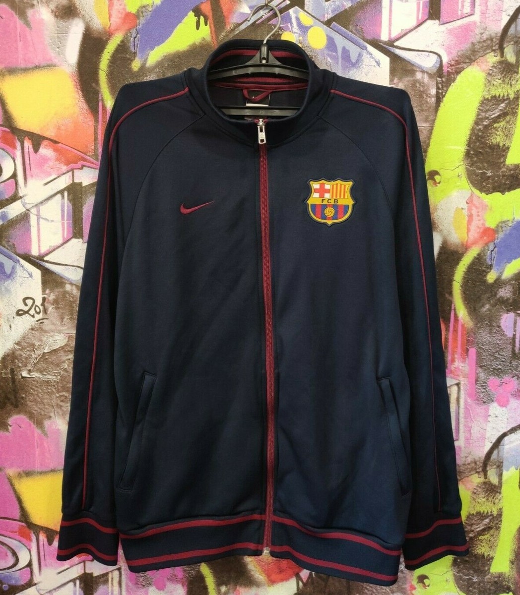 Nike FC Barcelona トレーニングジャケット Lサイズ 練習着 Barcelona FC Barca Spain Football Soccer Longsleeve Jacket