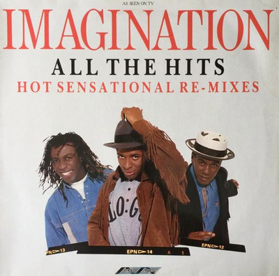 IMAGINATION  - All The Hits: Hot Sensational Re-Mixes (LP) (VG-/VG)