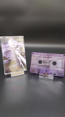 Eminem - The Slim Shady LP Kassette Transparent Blue Hologram Cover