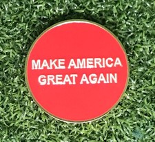 Golf Ball Mark- MAGA stamped metal