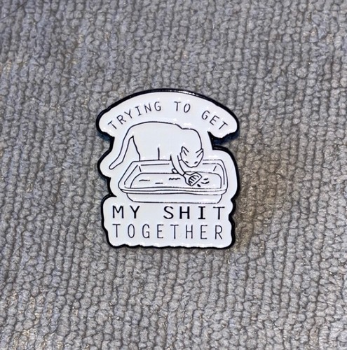 BUY 2 GET 1 FREE Funny Enamel Pin Procrastination Chaos ADHD Work Humour Relate - Picture 69 of 89