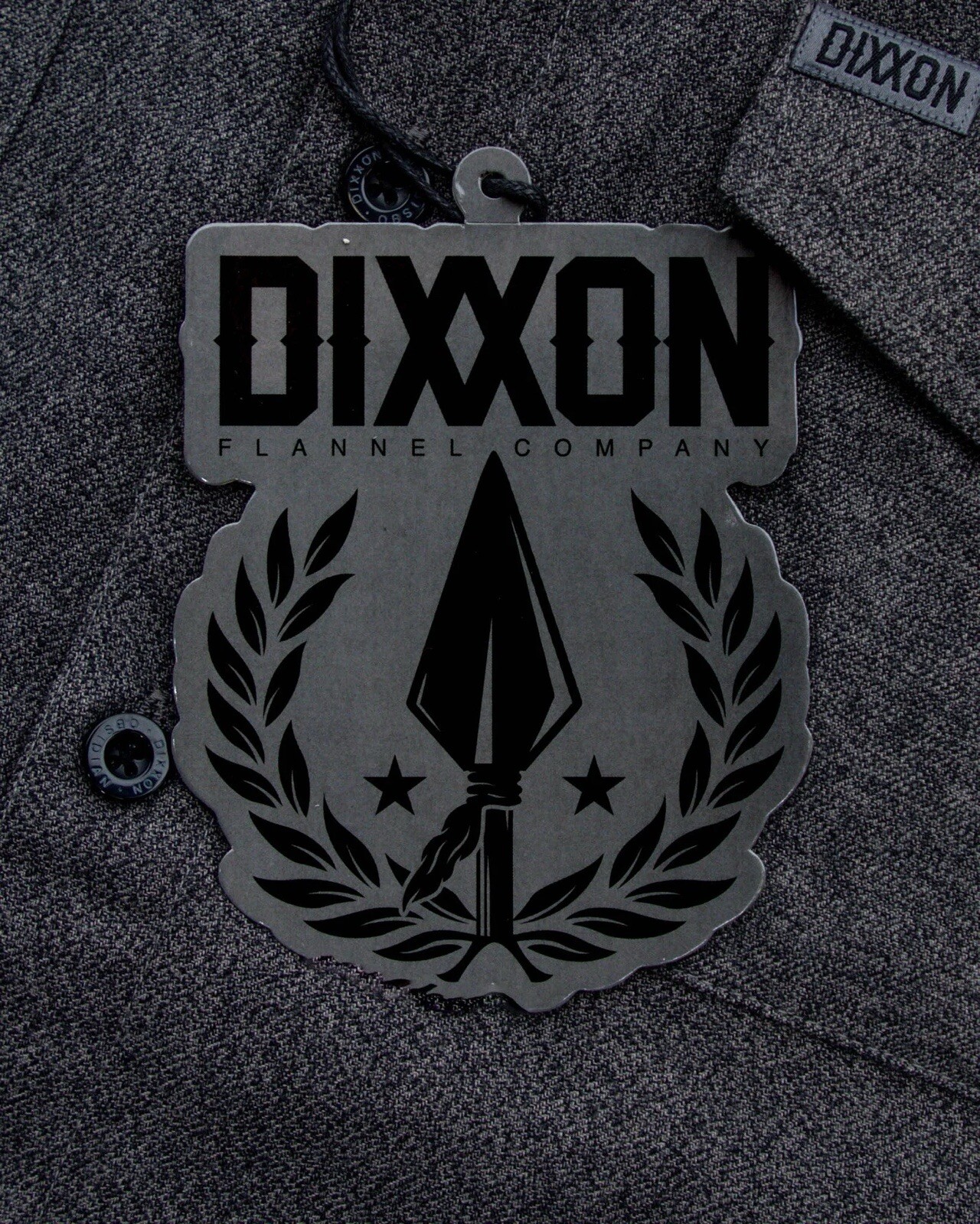 DIXXON Flannel Co. Lg "OBSIDIAN" image 2