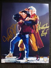 BACK TO THE FUTURE Michael J. Fox Signed Autograph Autographed BECKETT + OPIX