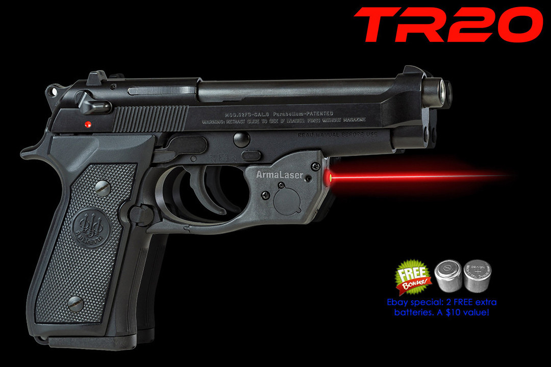ArmaLaser TR20 / TR20S Red Laser - Beretta® 92 96 92FS 96FS M9 M92