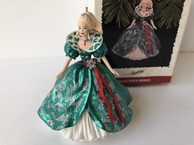 Hallmark Keepsake Ornament, Holiday Barbie, Collector's Series #3