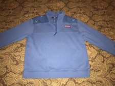 Boys Vineyard Vines Blue Lacrosse Stick Fleece Size XL