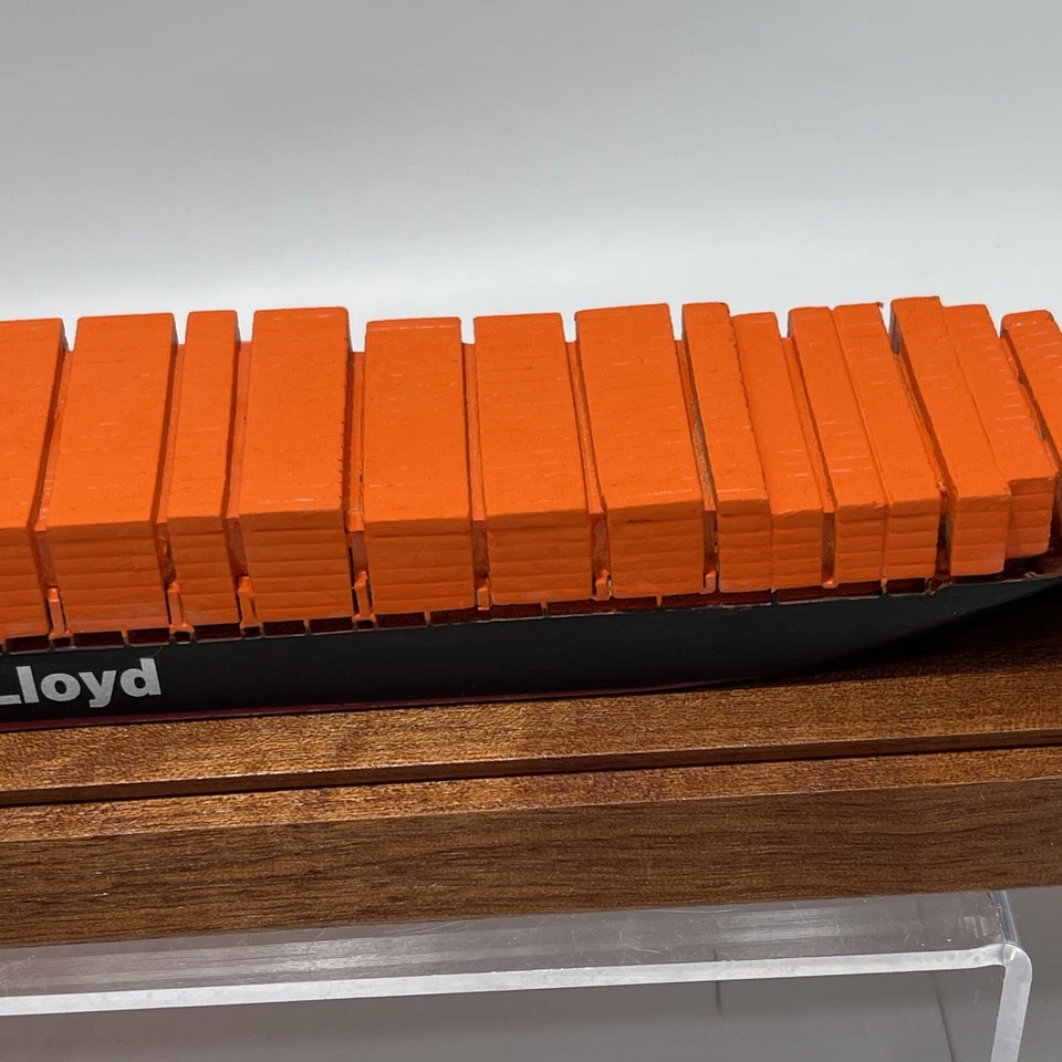 Hapag-Lloyd Container Scale Schiffsmodell 10,5" Metall Druckguss Containership - Bild 3 von 4