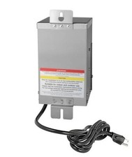 75W Low Voltage Stainless Steel Transformer With Timer - Multi-Tap 12V / 15V
