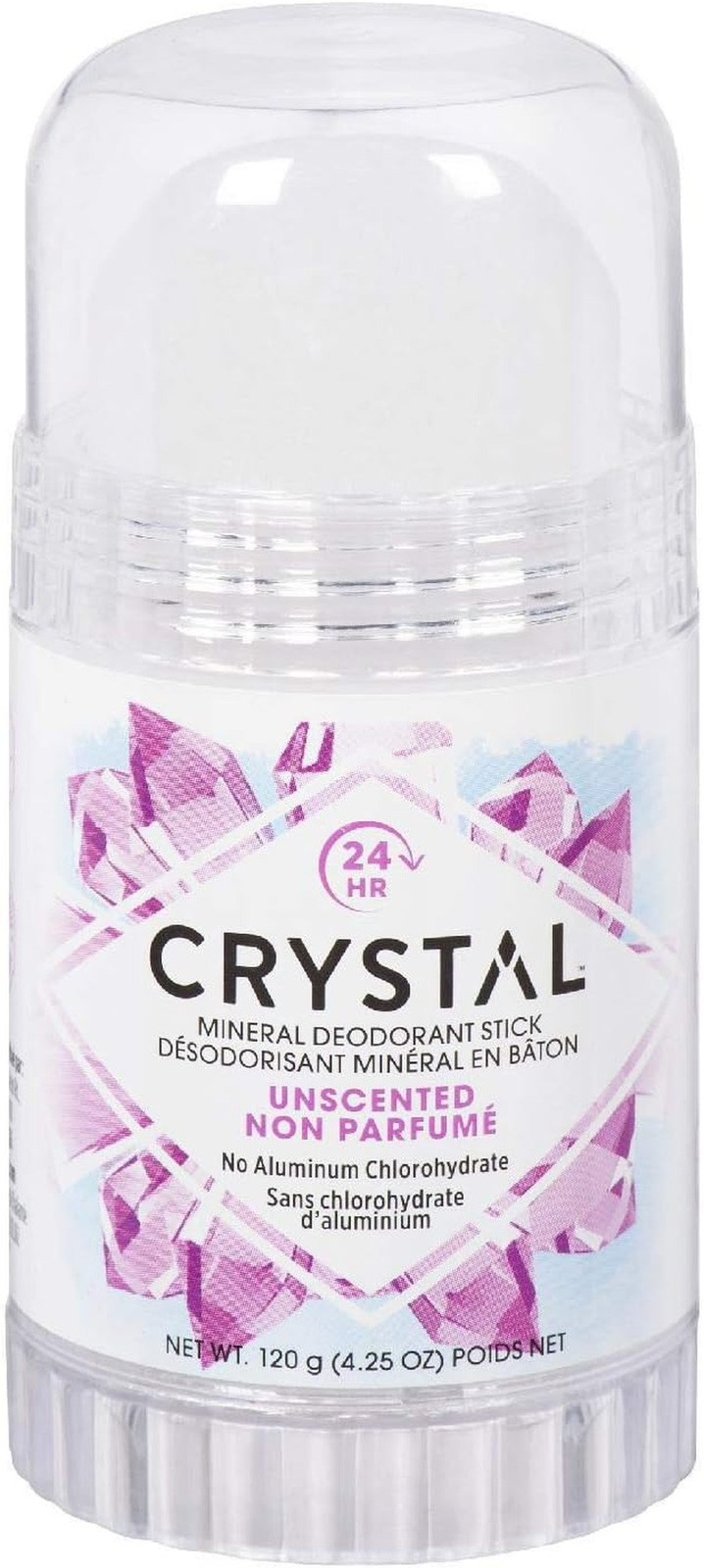 Crystal Deodorant Fragrance Free Stick, 120G