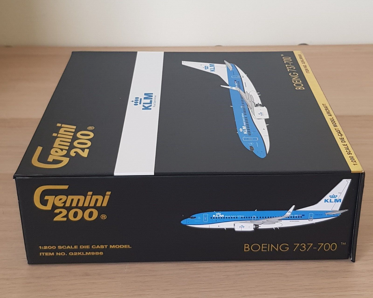 Gemini Jets 1/200 G2KLM986 Boeing B737-700 KLM Royal Dutch Gemini Jets 1/200 G2KLM986 Boeing B737-700 KLM Royal Dutch