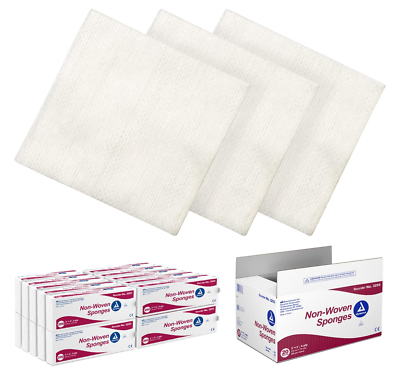 #ad Dynarex Non Woven Sponges 3quot; x 3quot; 4 Ply Sleeve of 200 $8.55