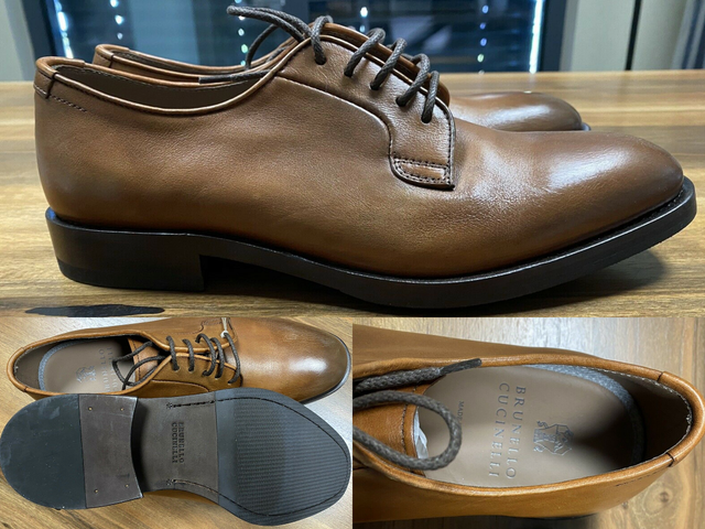 Oxford Almond Toe Derby Shoes 