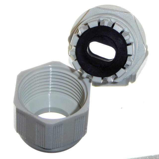 WISKA Waterproof 20mm Cable Gland for 1 1.5mm Flat Twin and Earth T&e