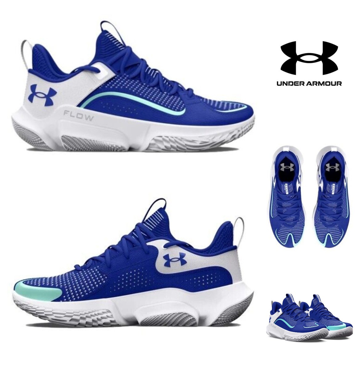 シューズ(男性用) Under Armour UA Flow FUTR X 3 US 18 Under Armour FLOW FUTR X 3 Basketball Shoe Sneaker Mens 14.5