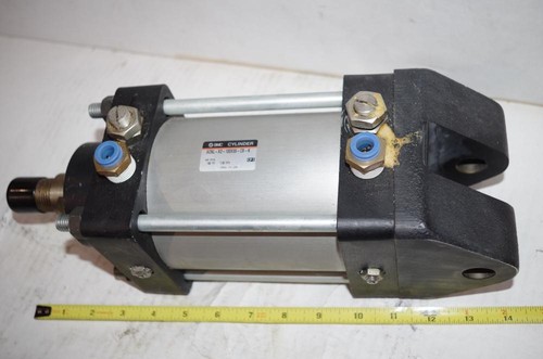 SMC # ACNL-X2-100X55-CB-K PNEUMATIC LINEAR ACTUATOR CYLINDER NEW! - Picture 5 of 7